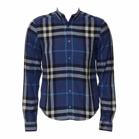 Burberry brit fashion shirt blue